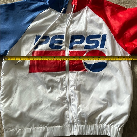 Pepsi Windbreaker Zip Up Jacket - Unisex - Lightweight - Picture 5 of 11